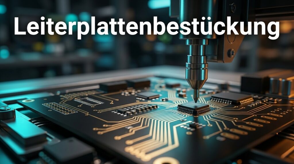 Symbolbild einer maschinellen Leiterplattenbestückung